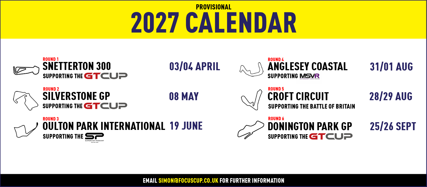 Focus Cup 2027 Calendar